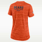 Chicago Bears Rivalries Collection Sideline Velocity Women's Nike Dri-FIT NFL T-Shirt