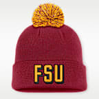 Florida State Peak Men's Nike College Cuffed Beanie