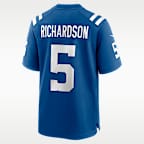 Anthony Richardson Indianapolis Colts Men's Nike NFL Game Football Jersey