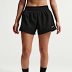 Shorts Dri-FIT de tiro alto de 13 cm con forro de ropa interior para mujer Nike One