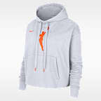 Sudadera con gorro sin cierre Nike de la WNBA cropped para mujer Team 13 Courtside