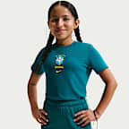 Fotbollsshorts Brasilien Academy Pro Nike Dri-FIT för ungdom