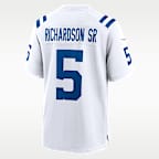 Anthony Richardson Sr. Indianapolis Colts Men's Nike NFL Game Jersey