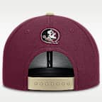 Gorra universitaria Nike Dri-FIT ajustable para hombre Florida State On-Field Pro