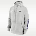 Baltimore Ravens Club Men's Nike NFL Full-Zip Hoodie