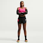 Nike Flow After Dark Tour Women's Mid-Rise Brief-Lined Running Shorts