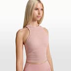 나이키스킴스 골지 심리스 여성 레이서넥 탱크 탑