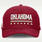 Oklahoma Sideline Practice Rise Men's Jordan Brand Dri-FIT College Adjustable Hat