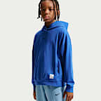 Nike Pro Big Kids' (Boys') Dri-FIT Fleece Pullover Hoodie