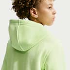 Sudadera con gorro sin cierre para niños talla grande Nike Sportswear Club Fleece