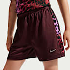나이키 유나이티드 아카데미 주니어(여아) 드라이 핏 축구 4인치 쇼츠