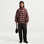 Nike Sportswear Women's Oversized Plaid Flannel Anorak Jacket