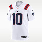Jersey Nike de la NFL Game para hombre Drake Maye New England Patriots