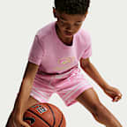 Shorts de básquetbol Dri-FIT para niños talla grande Nike Crossover