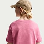 Playera cropped para niña talla grande Nike Sportswear