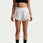 ナイキ ワン ウィメンズ Dri-FIT ミッドライズ ランニングショートパンツ (インナー付き)