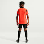 Fotbollsshorts Nederländerna 2026 Stadium Nike Dri-FIT Replica (hemmaställ) för ungdom