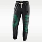 Pants de básquetbol de tejido Fleece Therma-FIT para hombre Boston Celtics Standard Issue