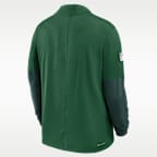 New York Jets Feel The Pressure Men's Nike Dri-FIT NFL 1/2-Zip Top