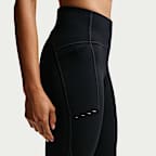 Nike Swift 7/8-løbeleggings med høj talje og lommer til kvinder