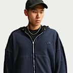 Nike Club Men's Oversized Fleece Full-Zip Reversible Hoodie