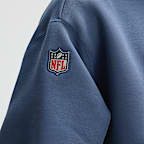 Sudadera con gorro sin cierre Nike de la NFL para hombre New England Patriots Rivalries Collection Oversized Tech Fleece