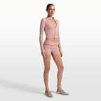 NikeSKIMS Matte Women's 3" Fold-Over Waistband Shorts