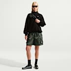 Nike Studio Fleece Medium Weight Women's Oversized V-Neck Top
