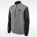 Duke Club Men's Nike College 1/2-Zip Crew