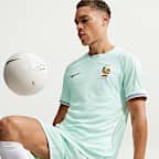Jersey de futbol Nike Aero-FIT Authentic FFF visitante Match 2026/27 para hombre