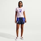 Playera slim mod-cropped para mujer Nike Sportswear Chill Knit