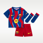 FC Barcelona 2025/26 Stadium Fourth Baby/Toddler Nike Football Replica 3-Piece Kit
