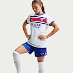 Dámské domácí předzápasové fotbalové tričko Nike Dri-FIT Paris Saint-Germain