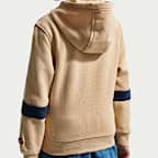 Sudadera con gorro de tejido Fleece para niños talla grande Nike Sportswear Club