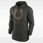 Indianapolis Colts Salute to Service Sideline Men’s Nike Dri-FIT NFL Long-Sleeve Hooded Top