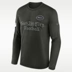 New York Jets Rivalries Collection Sideline Legend Small Logo Men's Nike Dri-FIT NFL Long-Sleeve T-Shirt