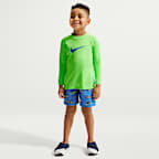 Nike Swim Little Kids' (Boys') Long Sleeve Top & Short Set