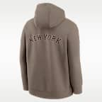 New York Mets Fashion Hemp Club Men's Nike MLB Pullover Hoodie