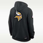 Sudadera con gorro Nike Dri-FIT de la NFL de cierre completo para hombre Minnesota Vikings Utility Player Sideline