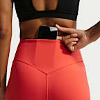 Leggings de cintura alta sin costura delantera de 7/8 para mujer Nike Universa