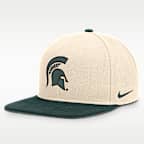 Michigan State Campus Prep Men's Nike Dri-FIT College Adjustable Hat