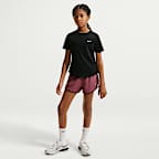 Shorts de correr Dri-FIT para niña talla grande Nike Tempo