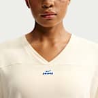 NikeSKIMS Stretch Knit Women's Oversized V-Neck Top