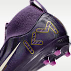 Tacos de fútbol para terrenos múltiples de corte high para niños de preescolar y grandes Nike Jr. Mercurial Superfly 10 Academy "Kylian Mbappé"