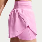 Nike Flow Women's Dri-FIT High-Waisted 2-in-1 Running Shorts