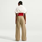 Nike Studio Fleece Medium Weight Women's Loose Pleated Snap Pants