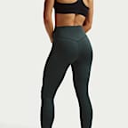 Leggings de cintura alta sin costura delantera de largo completo para mujer Nike Universa