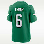 DeVonta Smith Philadelphia Eagles Men's Nike NFL Game Football Jersey