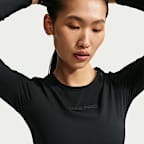 เสื้อแขนยาวผู้หญิง Dri-FIT Nike Pro Sculpt