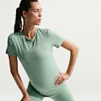 Nike (M) One Women's Dri-FIT Slim-Fit Short-Sleeve Top (Maternity)